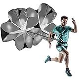 TuXHui Running Parachute Speed Chute 56 Inch Dual Speed Drills Resistance Parachute for Speed Training, Track, Football, Basketball – Boost Acceleration, Strength & Stamina