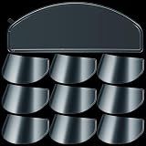 Kingdder 10 Pack Anti Fog Visor Insert, Motorcycle Visor Clear Film