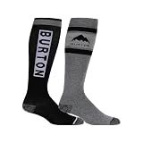 Burton Men’s 2-Pack Weekend Midweight Winter Socks – Warm Snowboard Socks with Arch Support – True Black, Large