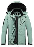 MOERDENG Women's Warm Winter Coat Insulated Snowboarding Jacket
