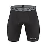 Sanabul Mens Compression Shorts for Martial Arts BJJ Grappling Nogi Shorts - Black, X-Large