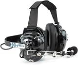 Rugged Radios H41 Behind The Head Headset for Racing Radios Industrial Electronics Features Noise Reduction Volume Control 5 Pin Connection for Handheld Radio Walkie Talkie Jumper Cable