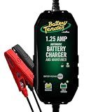 Battery Tender Plus 12V 1.25 AMP Battery Charger and Maintainer: Fully Selectable 6V or 12V Battery Charger and Maintainer for Powersports ATVs, Motorcycles, Snowmobiles, and More - 022-0211-DL-WH