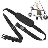 Adjustable Scooter Carry Strap with Quick-Release Plastic Buckles & Anti-Slip Pad for Electric Scooters, Folding Bikes, Yoga Mats – 55lb Capacity, Lightweight & Portable