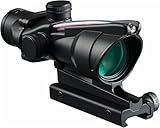LOTGAUEN 4x32 Scope Prism Scope Red Fiber Scope Black