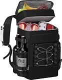 MIYCOO Cooler Backpack for Men Women, 2 Leak Proof Compartments, 40 Cans