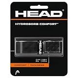 HEAD Hydrosorb Comfort Tennis Racquet Replacement Grip Tape – Extra Cushioning, Shock Absorption, Dampening, Black