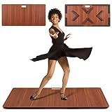 Neoflavie Tap Dance Floor-Portable Dance Floor For Any Surface-48*24 Professional Tap Board for Tap Dancing,Ideal for Dancers Home & Outdoor,Portable Stage Platform,Cushioned Base Dance Practice Floor
