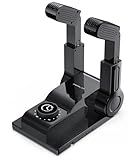 FORLIM Boot Dryer for Work Boots, Shoe Dryer with Heat Blower, Glove Dryer & Boot Warmer - 180° Adjustable Dry Rack - Telescopic Bendable Dry Ports - Intelligent Timer - Black