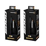 Continental Grand Prix 5000 - Black - Road Bike Tire | The Best Allrounder in the Field - BlackChili, Vectran Breaker, LazerGrip, Active Comfort Technology 700x25, 2 Pack