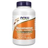 NOW Foods Supplements, Glucomannan (Amorphophallus konjac) Pure Powder, Supports Regularity*, Healthy Weight Management*, 8 Ounce (Pack of 1)