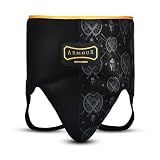 Bravose Boxing Groin Guard for Boxing, Sparring, Muay Thai, Kickboxing and MMA | Abdominal Protector for Karate, Taekwondo and Martial Arts Training | Adjustable Lightweight Support Gear for Men (L)
