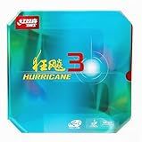 BestParts DHS NEO Hurricane 3 Table Tennis Rubber Sheet Ping Pong Rubber,2.15mm (40°, Red)