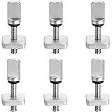 6 Pieces Surfing Accessories No Tool Stainless Steel Fin Screw Thumb Fin Screw for Men Women Surfboard Surf Longboard Paddleboard and SUP