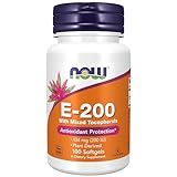 NOW Foods Supplements, Vitamin E-200 IU Mixed Tocopherols, Antioxidant Protection*, 100 Softgels