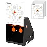 Highwild BB Trap Target (Airgun Only) with 10pcs 7" X 9" Paper Targets and 2 Spinner Targets