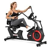 VANSWE Recumbent Elliptical Cross Trainer with Arm Exerciser