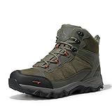 NORTIV 8 Men's Waterproof Hiking Boots Outdoor Mid Trekking Lightweight Mountaineering Shoes Paladin,Size 11,Army Green,JS19004M