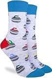 Good Luck Sock Women's Curling Stones Socks, Adult, Shoe Size 5-9