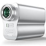 Golf Rangefinder with Slope - 1200 Yards Laser Range Finder Golfing, Aluminum Alloy Body, Flag Pole Locking Vibration & Rechargeable,Slope Compensation,7X Magnification Rangefinder with Magnet