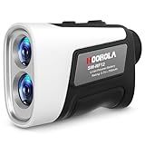 Hoorola Range Finder Golf, 1200 Yards Rangefinder with Slope, Magnetic Stripe, 7X Magnification, IP54 Water Resistant, Rechargeable Battery, Flag Pole Locking Vibration, Golf Accessories for Men Women