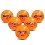 GoSports 3.82 inch Weighted Training Softballs 6 Pack - Hitting & Pitching Training for All Skill Levels - Improve Power and Mechanics