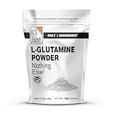 It's Just! - L-Glutamine Powder, Unflavored, Amino Acid, Faster Muscle Recovery, Leaky Gut, Digestive Support (500 Grams / 100 Servings)