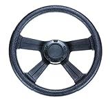attwood 8315-4 Weatherproof 13-Inch Marine Boat Soft-Grip Steering Wheel with Cap