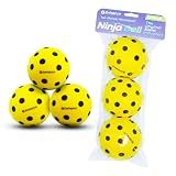 Enhance Pickleball Ninja Ball 3-Pack – Silent Foam Balls for Quiet Practice