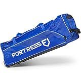 FORTRESS Original Wheelie Cricket Bag - Heavy duty wheels | Maximum Strength & Durability (Senior)