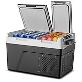 Feelfunn 12 Volt Refrigerator Car Fridge 40QT Dual Zone Electric Cooler