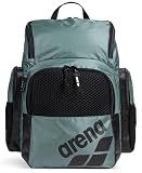 ARENA One Go Backpack Swimming Athlete Sports Gym Rucksack Multisport Daypack Medium Size Training Gear Equipment Swim Bag for Men and Women, 35 Liters, Sage