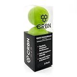 CRBN Pickleball - Quiet Pickleballs – Foam Practice Balls for Silent Play | Realistic Bounce & Feel | Noise-Reducing for HOA, Parks, Indoor & Outdoor Use | Safe for Kids & Wall Drills