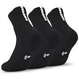 Dingcooler Basketball Socks for Men & Boys, Cushioned Athletic Sports Crew Socks for Youth Adult