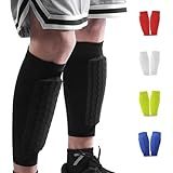 BIRDDIE Soccer Shin Guards Shin Pads for Kids Youth Adult, Calf Compression Sleeve with Honeycomb Pads, Support for Shin Splint Baseball Boxing Kickboxing MTB