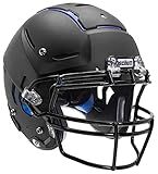 Schutt Sports F7 LX1 Youth Football Helmet, Facemask NOT Included, Matte Black, Medium