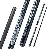 CRICAL Carbon Fiber Jump Break Cue COWCUE Series 3 Piece Jump Cue Professional Powerful Break Cue with 13mm Tip and Uni-loc Joint for Competitions