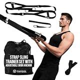 THYSOL Suspension Resistance Trainer PRO Suspension Straps with Door Anchor