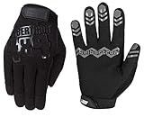 Seibertron Anti Slip Basketball Gloves - Unweighted Ball Handling Gloves for Training or Driving Black Adult S
