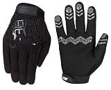Seibertron Anti Slip Basketball Gloves - Unweighted Ball Handling Gloves for Training or Driving Black Adult XL