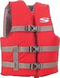Stearns Kids Life Vest, USCG Approved Type III Life Jacket for Children 50 to 90 lbs, Youth PFD for Boating, Swimming, Watersports, Pool, Beach, & More, red