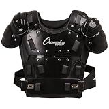 Champion Sports 13" Outside Plastic Shield Pro Model Umpire Chest Protector - Soft Foam Padded Chest Protector - Adult