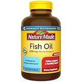 Nature Made Fish Oil Omega 3 Supplements, 1200 mg Softgels, Omega 3 Fish Oil for Healthy Heart Support, 150 Softgels, 75 Day Supply