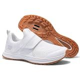 Pairobin Women's Cycling Shoes with 2 Bolt SPD Cleats White