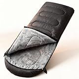 FARLAND Sleeping Bag for Adults, Cold Weather & Warm Plush Fleece-Lined Interior - Portable Waterproof Windproof with Compression Sack for Camping Hiking Traveling Indoor & Outdoor