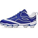 Under Armour Boys' Leadof Icon Low RM JR Baseball Cleats, (400) Royal/Royal/Black, 2, US