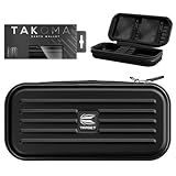 Target Darts Takoma Dart Case Wallet, Regular Size, Black | Store 3 Fully Assembled Darts & Accessories | Dart Holder with Zip Lock Pouches, Store Flights, Shafts & Swiss Points