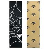 Black Diamond Grip Sheet 9" x 33" Spider Web Skateboard Griptape