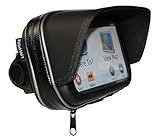 RiderMount Sunshade Cell Phone and GPS Case with Handlebar Mount (Medium)