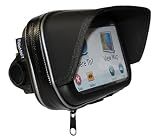 RiderMount Sunshade Cell Phone and GPS Case with Handlebar Mount (Medium)